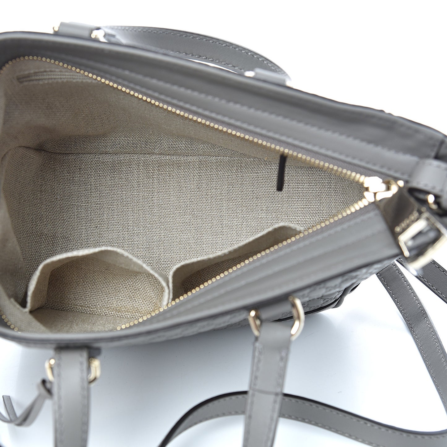 Microguccissima Small Bree Tote Graphite