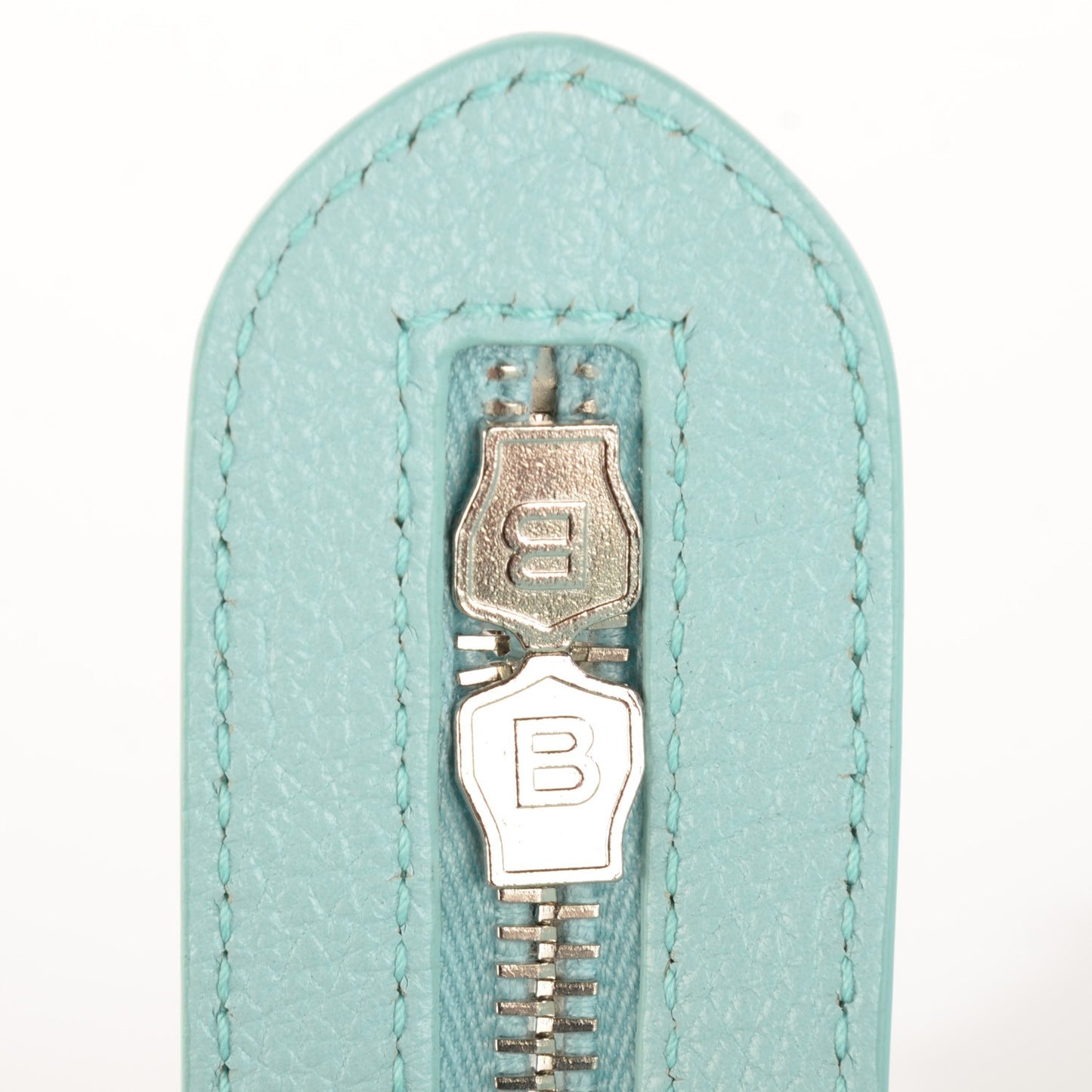 Chevre Silver Metallic Edge Hardware City Bleu Maldives