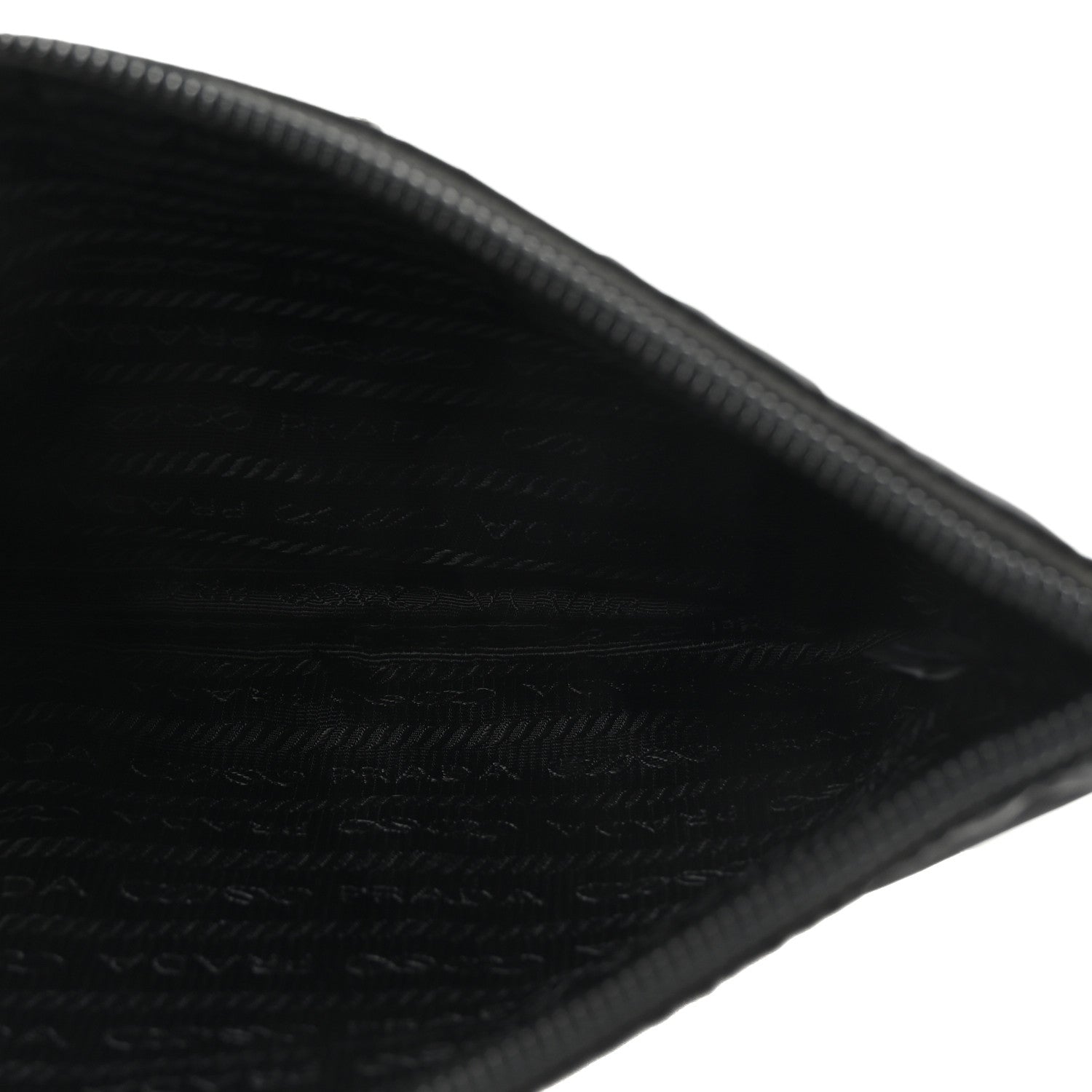 Prada Tessuto Nylon Vela Wristlet Black 5 of 6