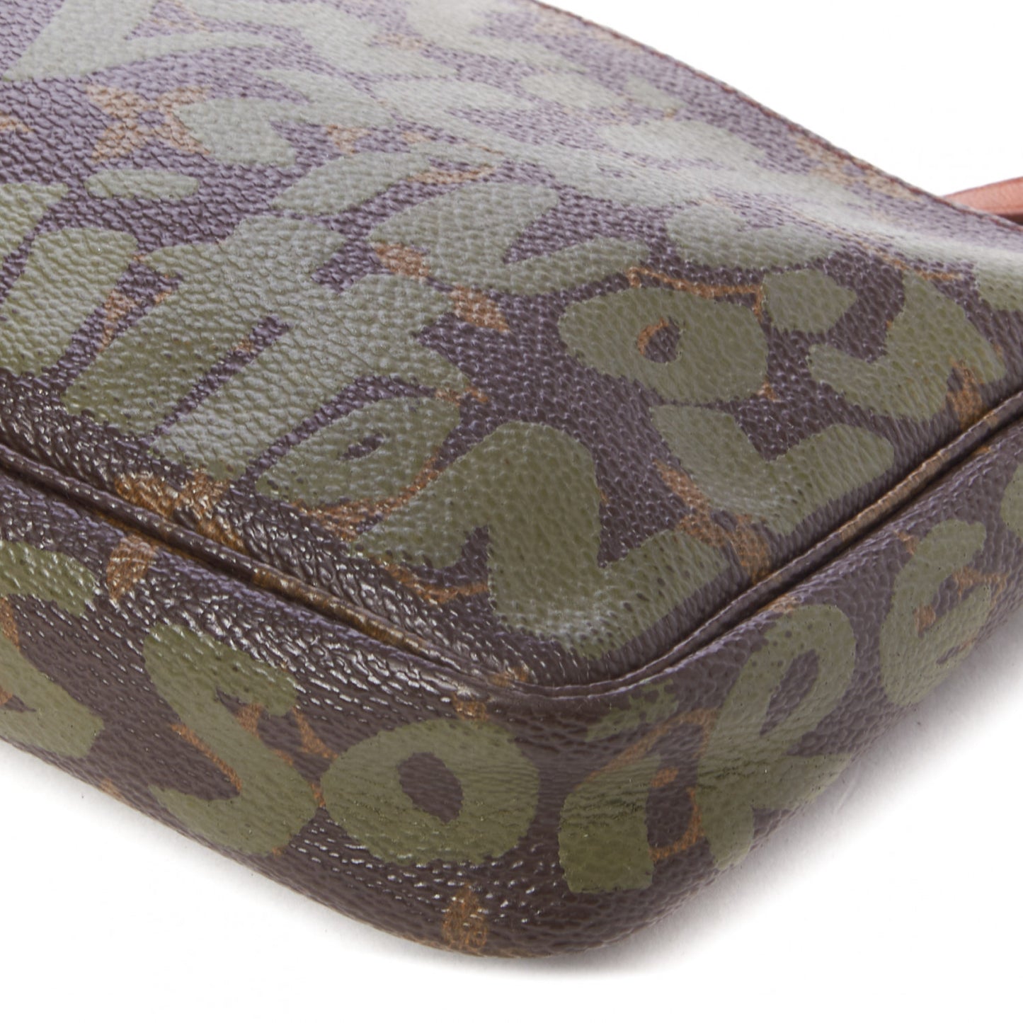 Monogram Graffiti Pochette Accessories Kaki