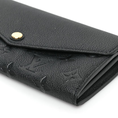 Louis Vuitton Empreinte Sarah Wallet NM Black 7 of 8