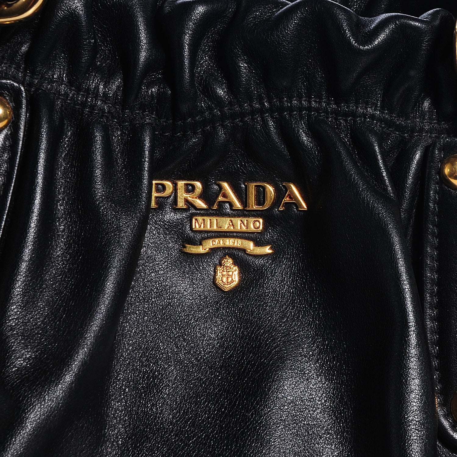 Prada Soft Calf Shopping Bag Nero Black 9 of 9