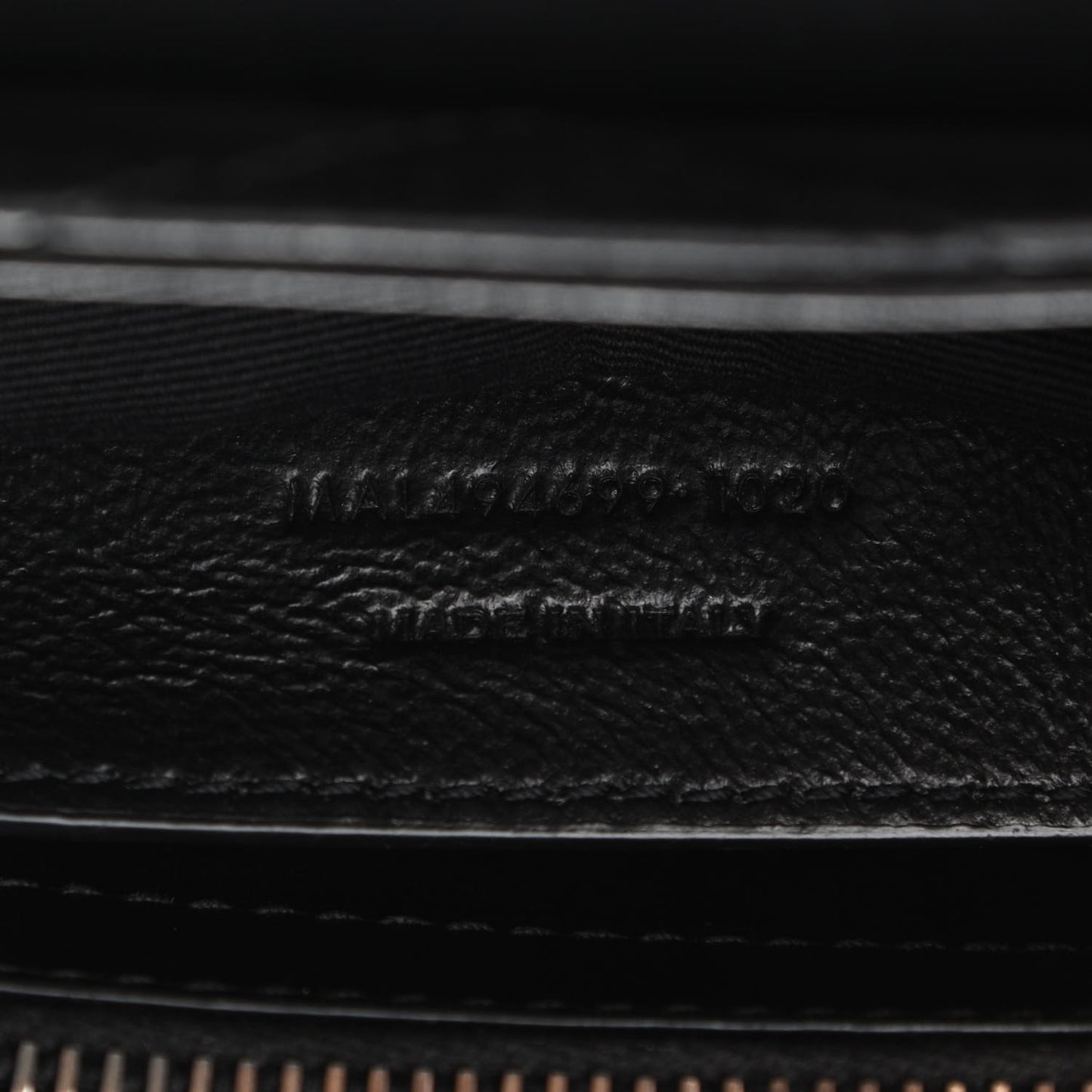 Calfskin Y Quilted Monogram Small Loulou Chain Satchel Black