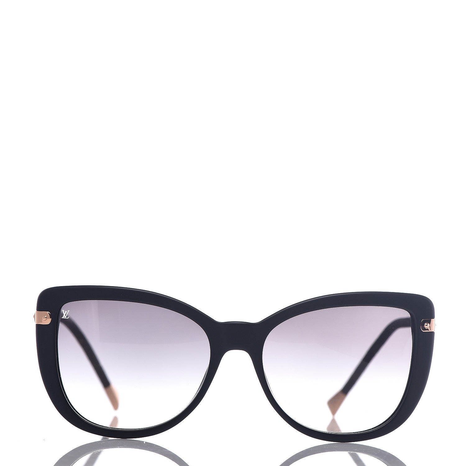 Louis Vuitton Monogram Acetate Charlotte Sunglasses Z0781W Black 2 of 6