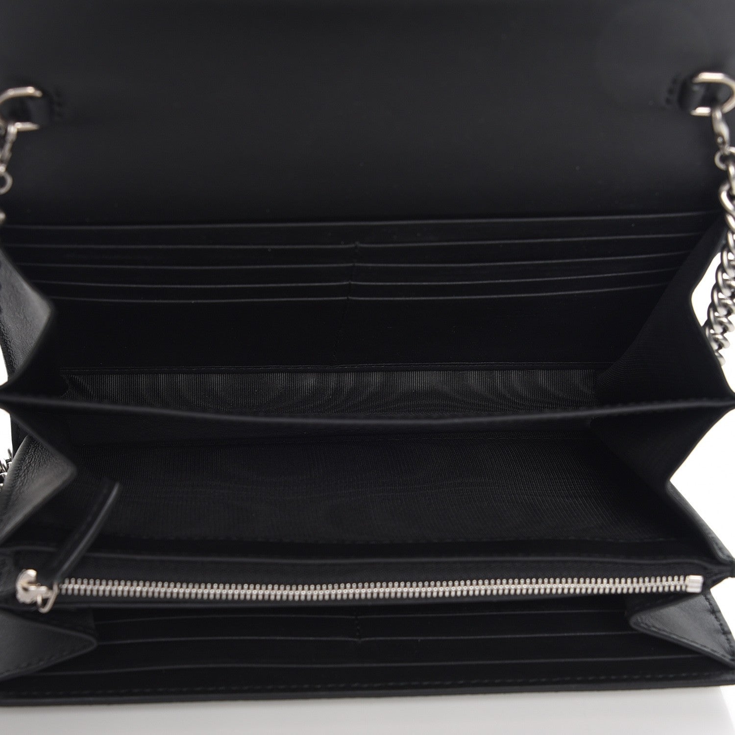 Gucci GG Supreme Monogram Mini Dionysus Chain Wallet Beige Black 5 of 6