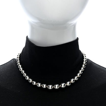 Tiffany Sterling Silver HardWear Graduated Ball Necklace 2 of 4