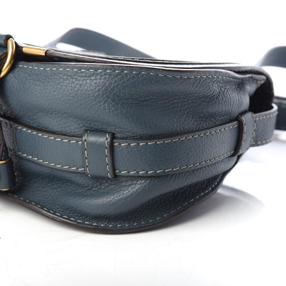 Chloe Calfskin Mini Marcie Round Crossbody Bag Teal 9 of 9
