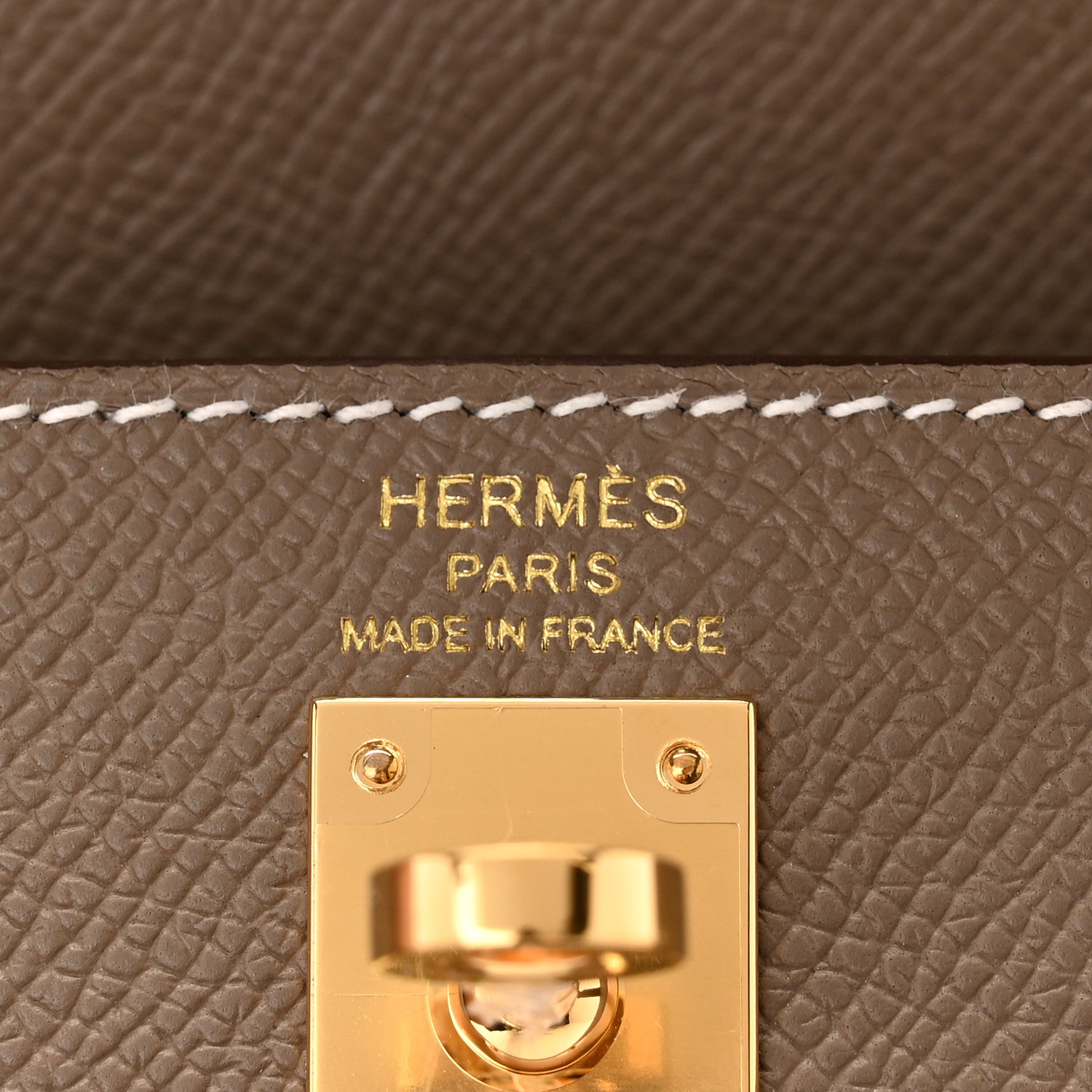 Hermes Epsom Kelly Sellier 25 Etoupe 6 of 11