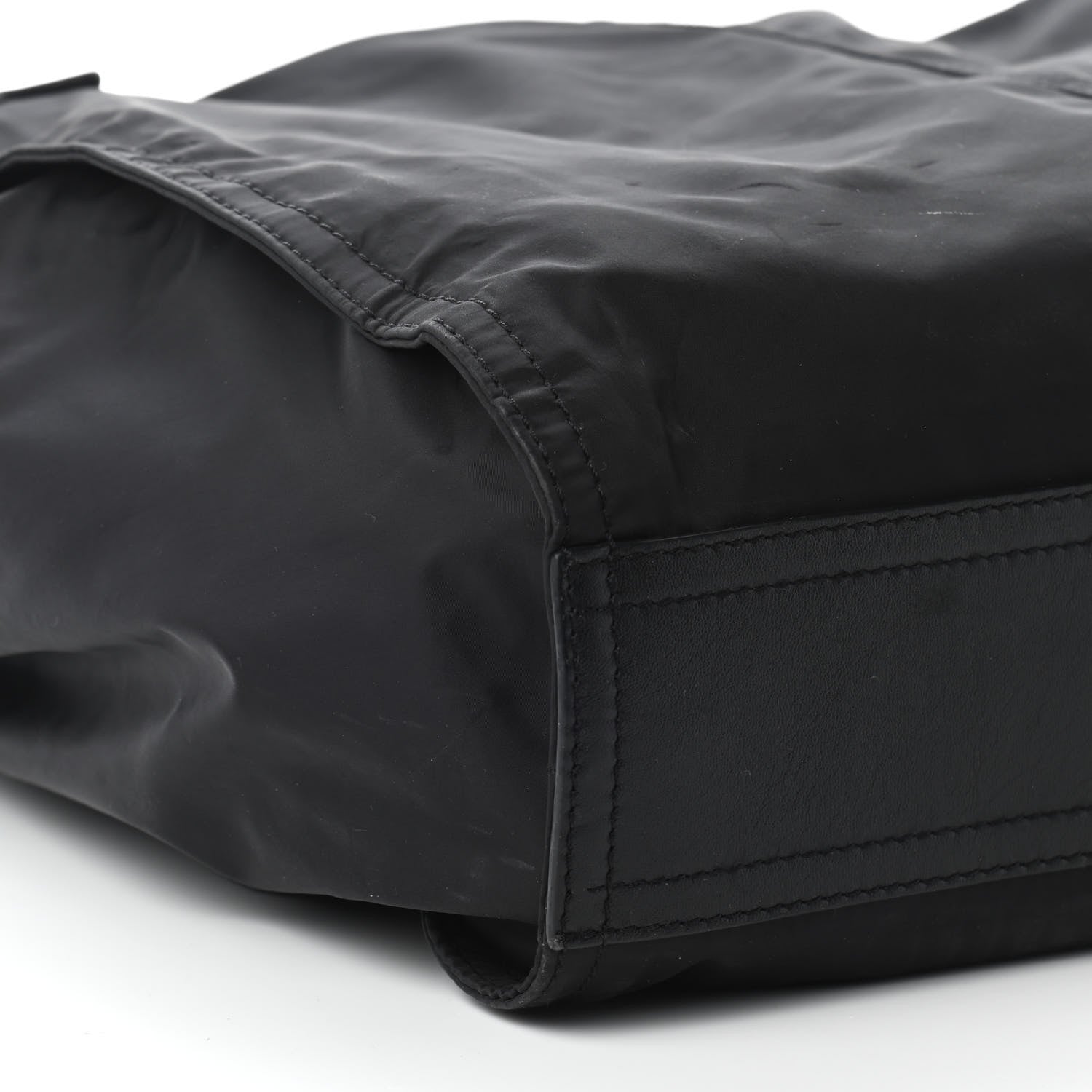 Burberry Nylon Check Buckleigh Packable Tote Black 5 of 10