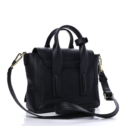 3.1 Phillip Lim Textured Calfskin Mini Pashli Satchel Black 2 of 4