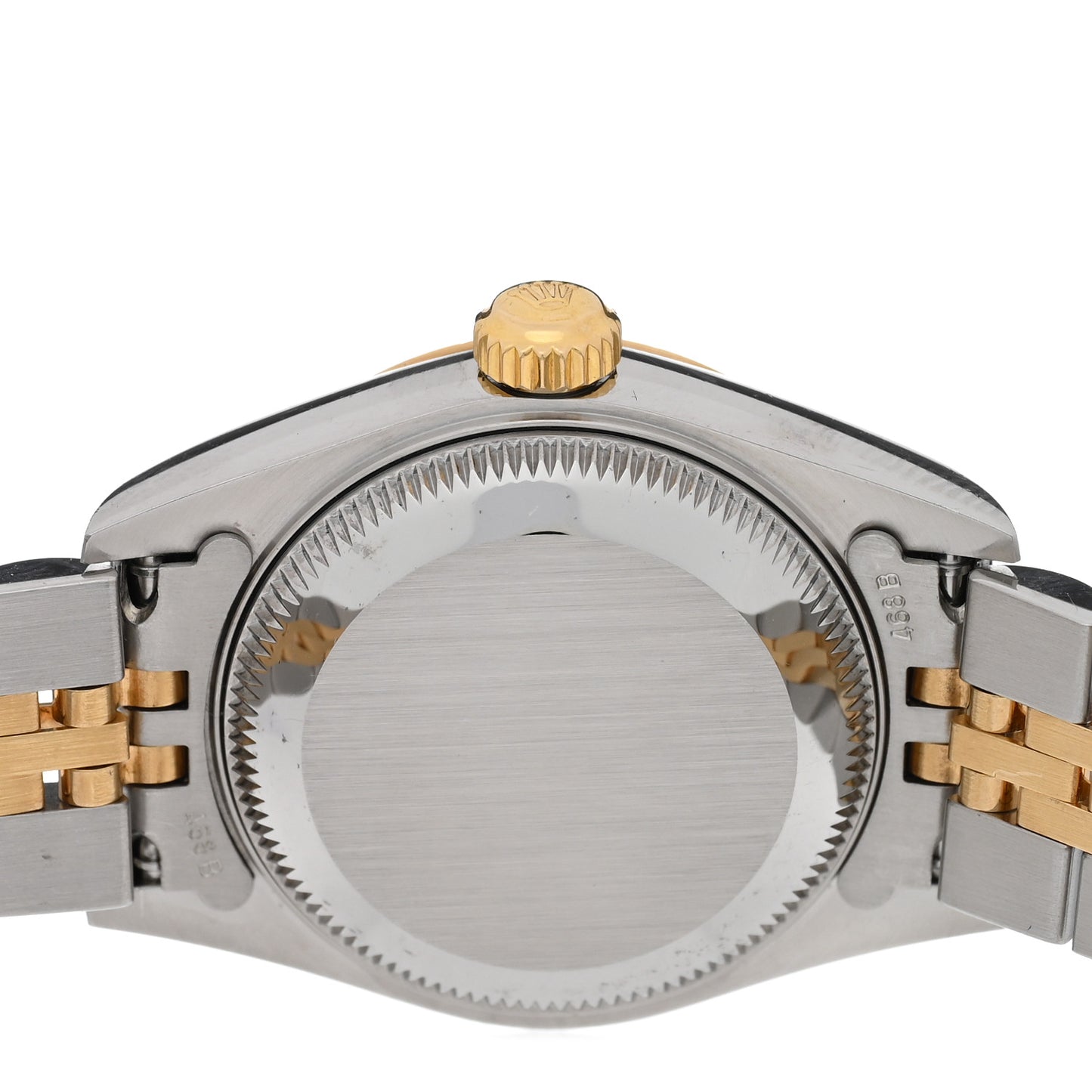 Stainless Steel 18K Yellow Gold 26mm Oyster Perpetual Datejust Watch White 79173