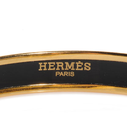 Hermes Enamel Narrow Printed Bracelet 65 Pink 3 of 6