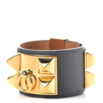 Hermes Swift Collier de Chien CDC Bracelet S Graphite 1 of 7