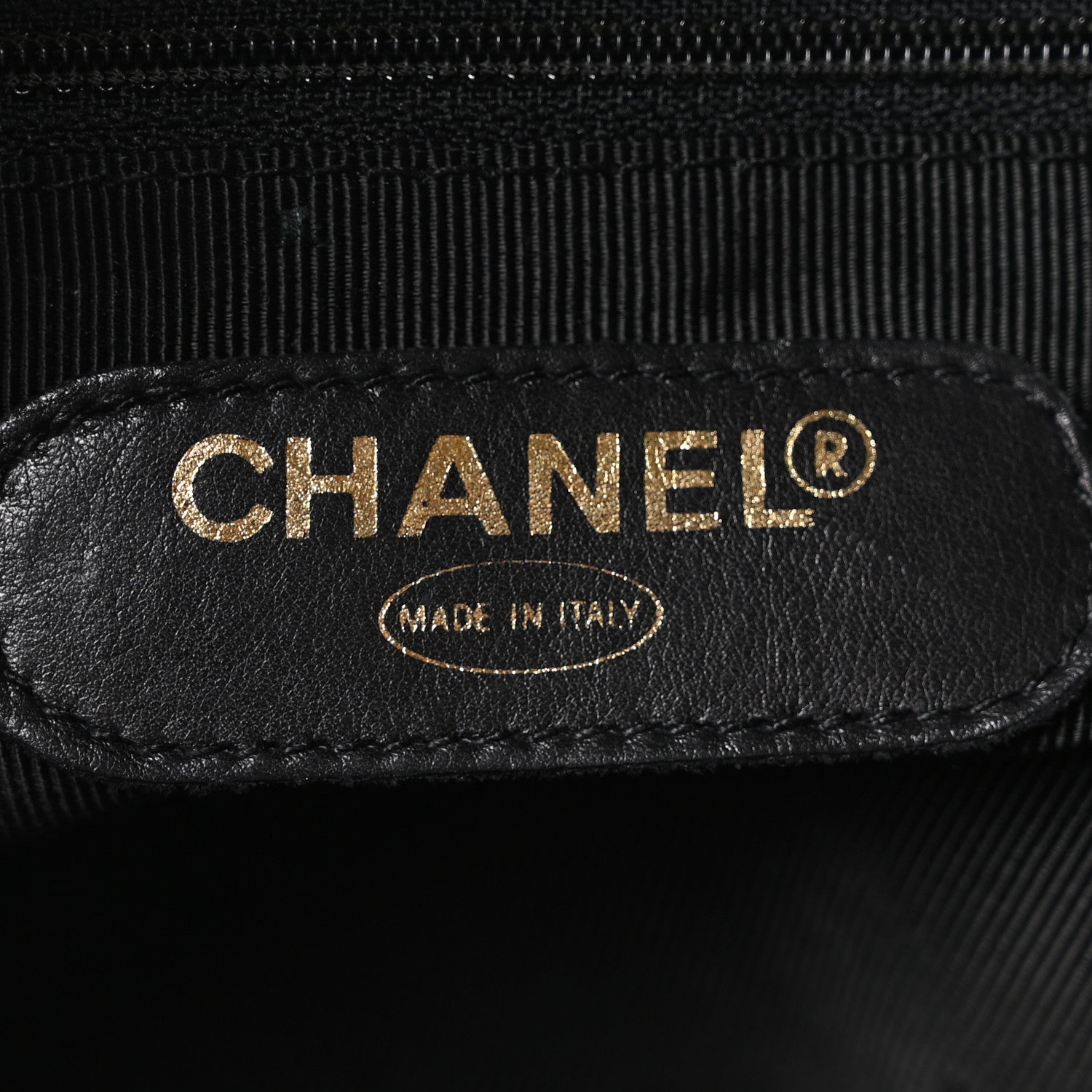 Chanel Calfskin Stitched XL Weekender Black 6 of 10