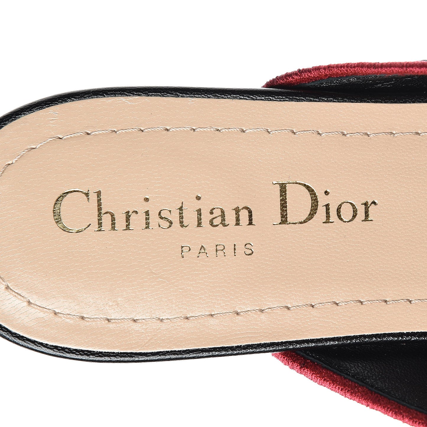 Embroidered Cotton Dioramour Mules 37.5 Black
