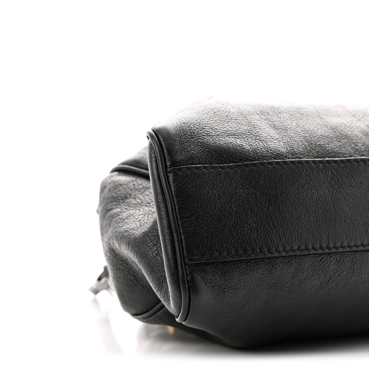 Calfskin Medium Re(Belle) Top Handle Bag Black