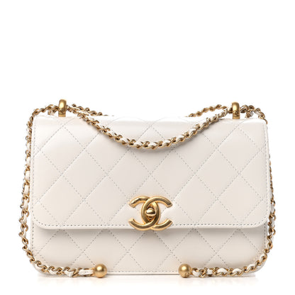 Chanel Calfskin Quilted Perfect Fit Flap White 1 of 9