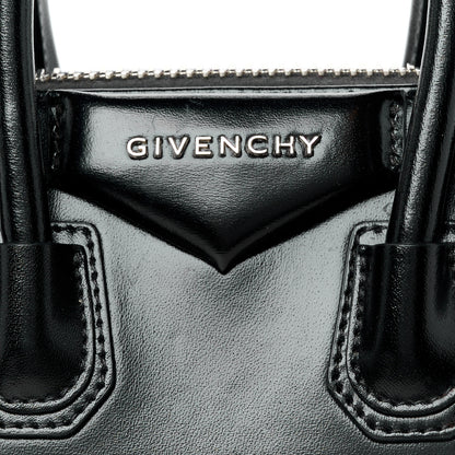 Givenchy Shiny Lord Calfskin Mini Antigona Black 8 of 10