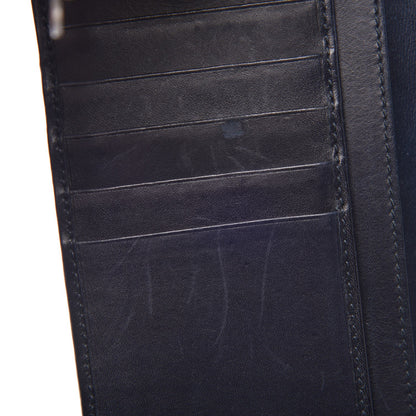 Gucci Monogram Calfskin Ladies Web Long Wallet Beige Blue 8 of 10