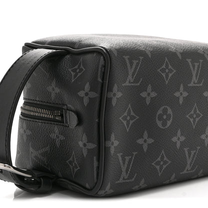 Louis Vuitton Monogram Eclipse Locker Dopp Kit Toilet Pouch 8 of 9