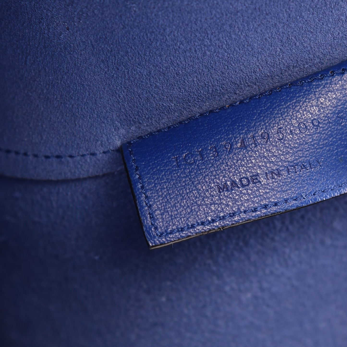 Calfskin Large Shopping Tote Ultramarine