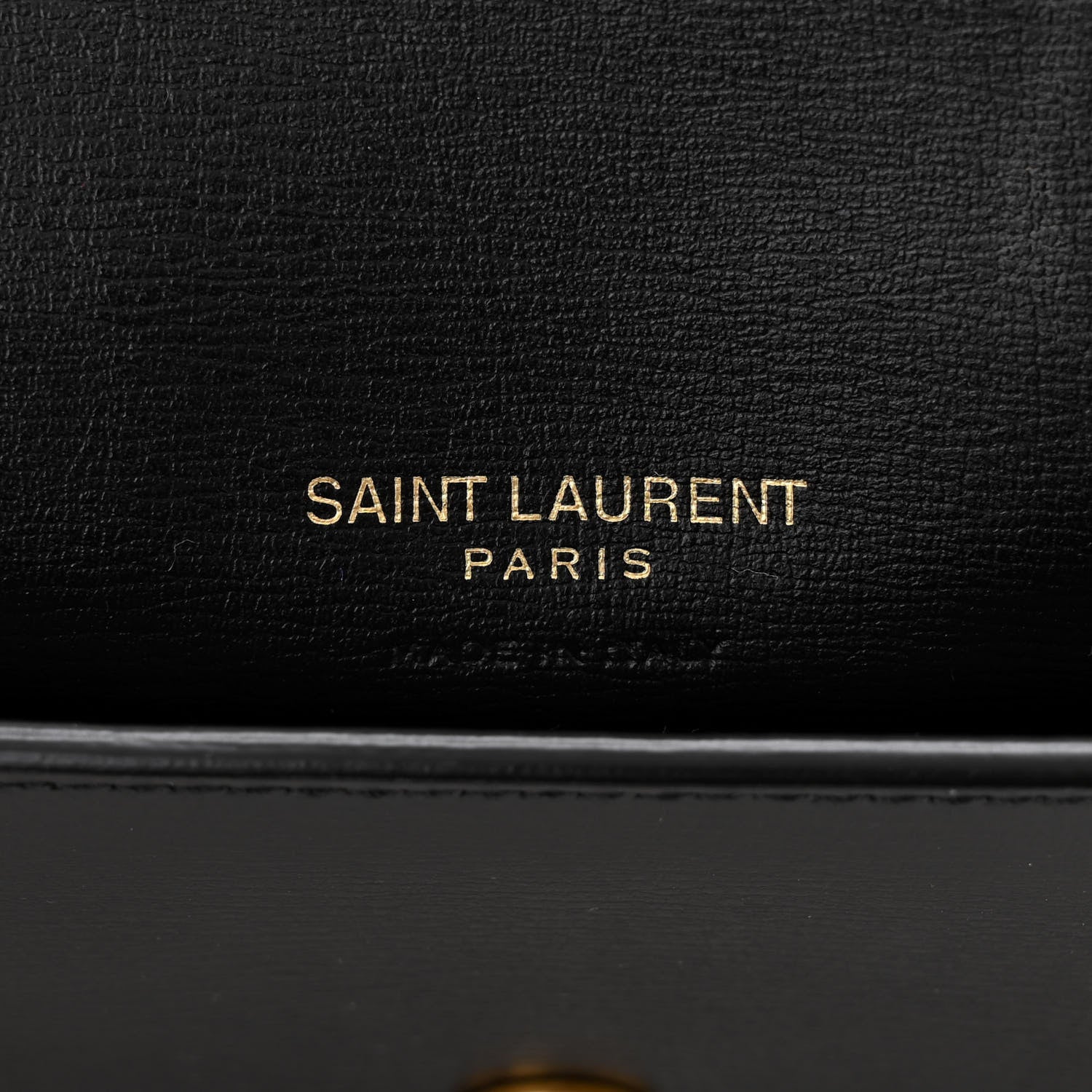 Saint Laurent Smooth Calfskin Monogram Phone Holder Crossbody Black 5 of 7