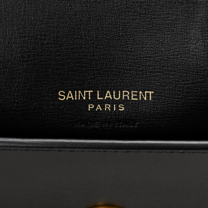Saint Laurent Smooth Calfskin Monogram Phone Holder Crossbody Black 5 of 7