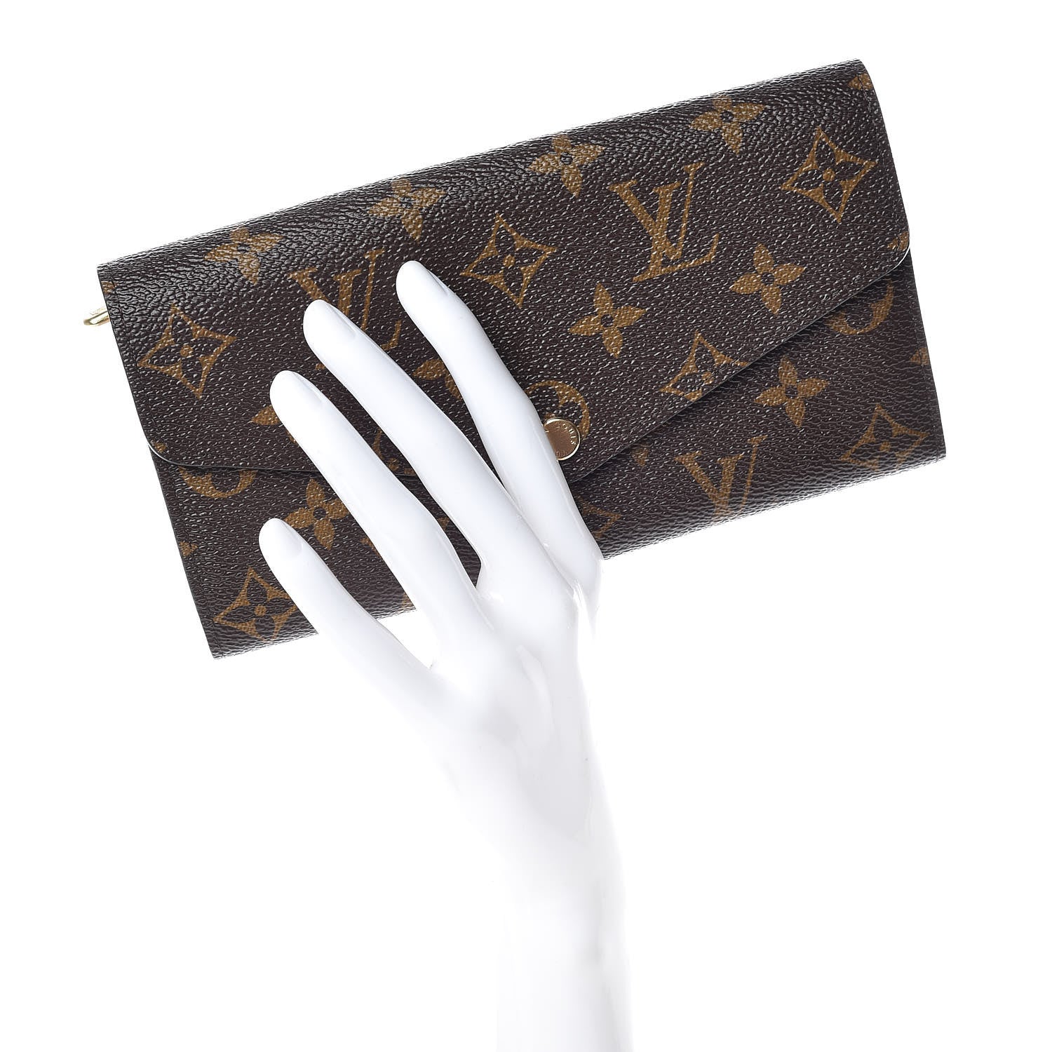 Louis Vuitton Monogram Sarah Wallet NM Rose Ballerine 2 of 6
