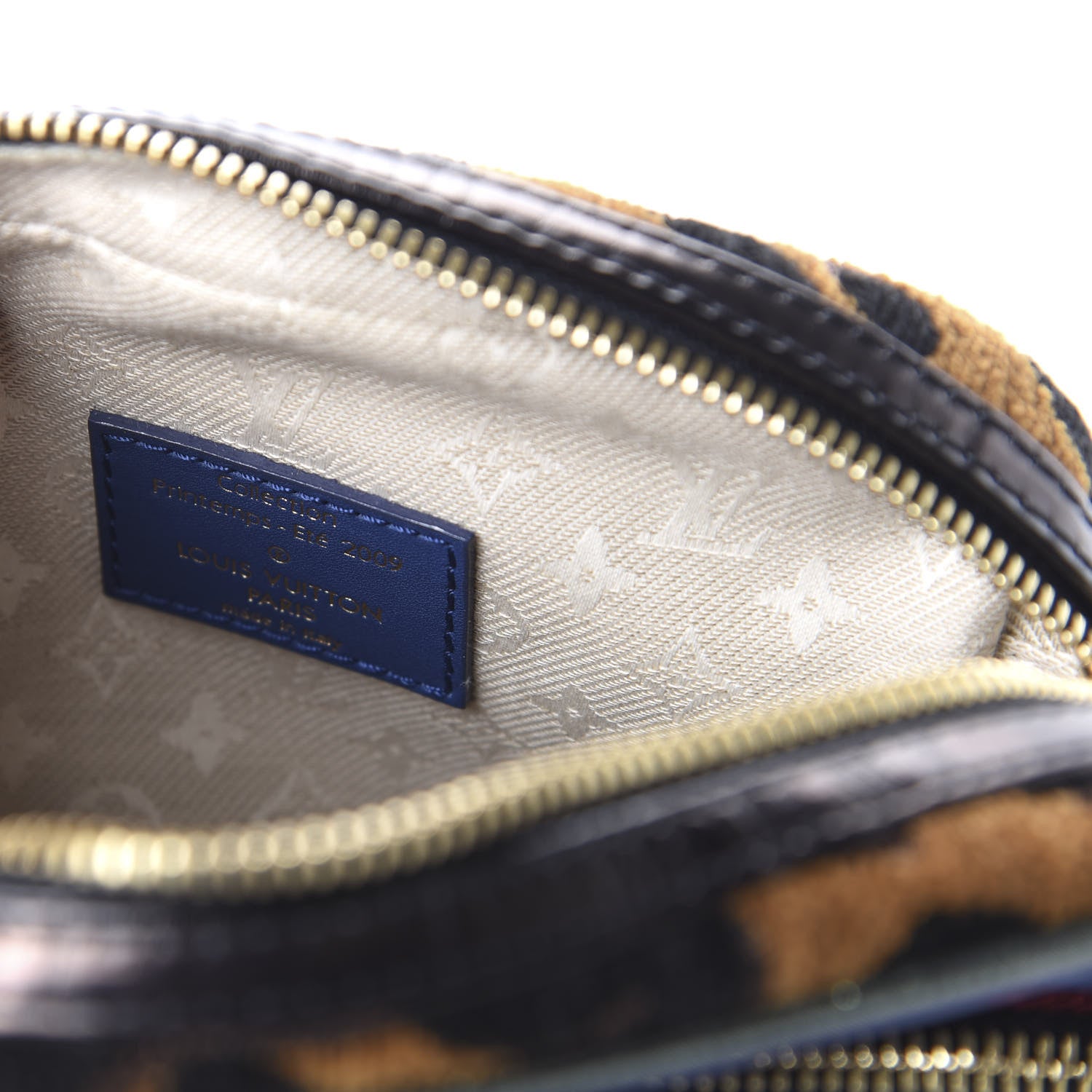 Louis Vuitton Supple Calfskin Savane Flight Blue 8 of 9