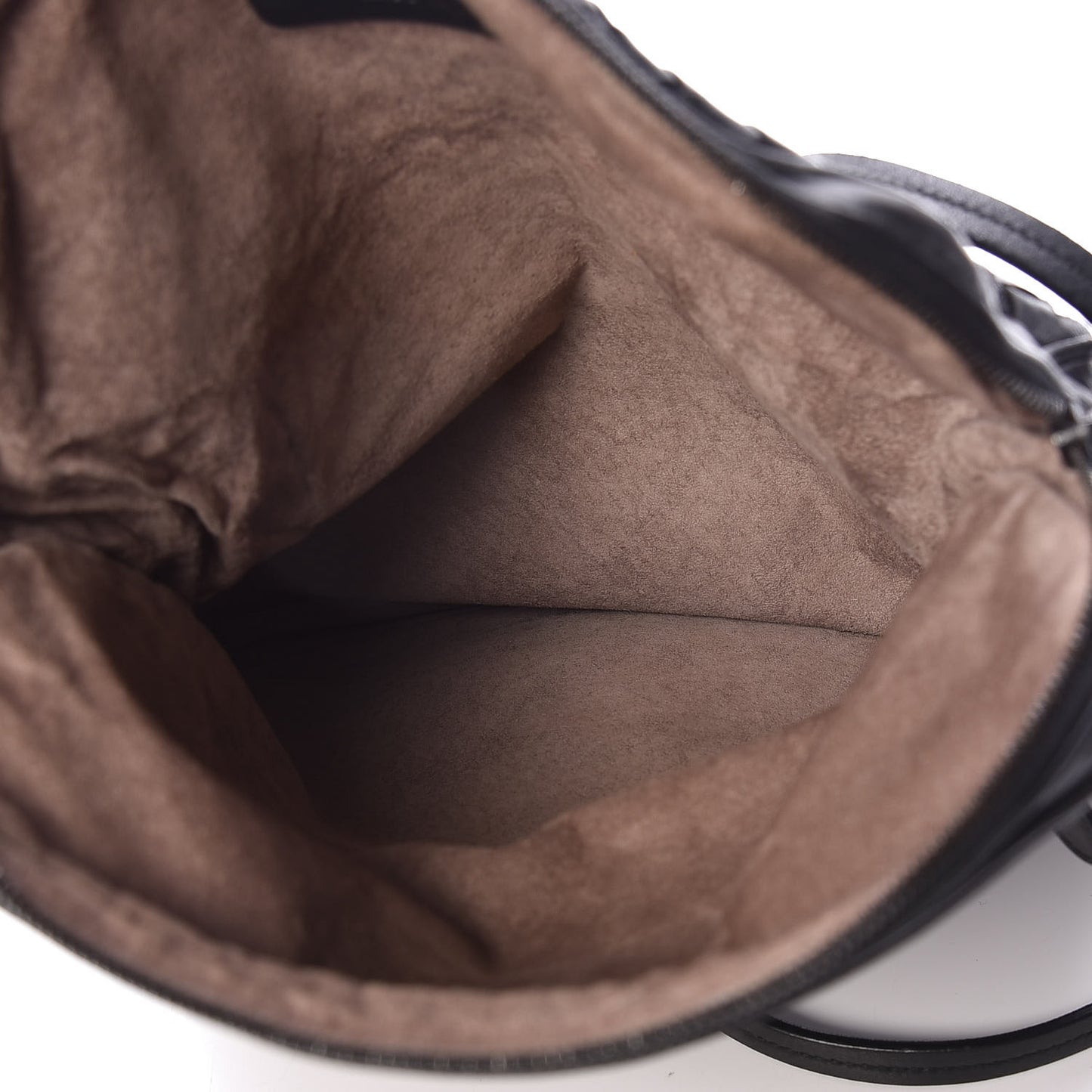 Nappa Intrecciato Crossbody Bag Black