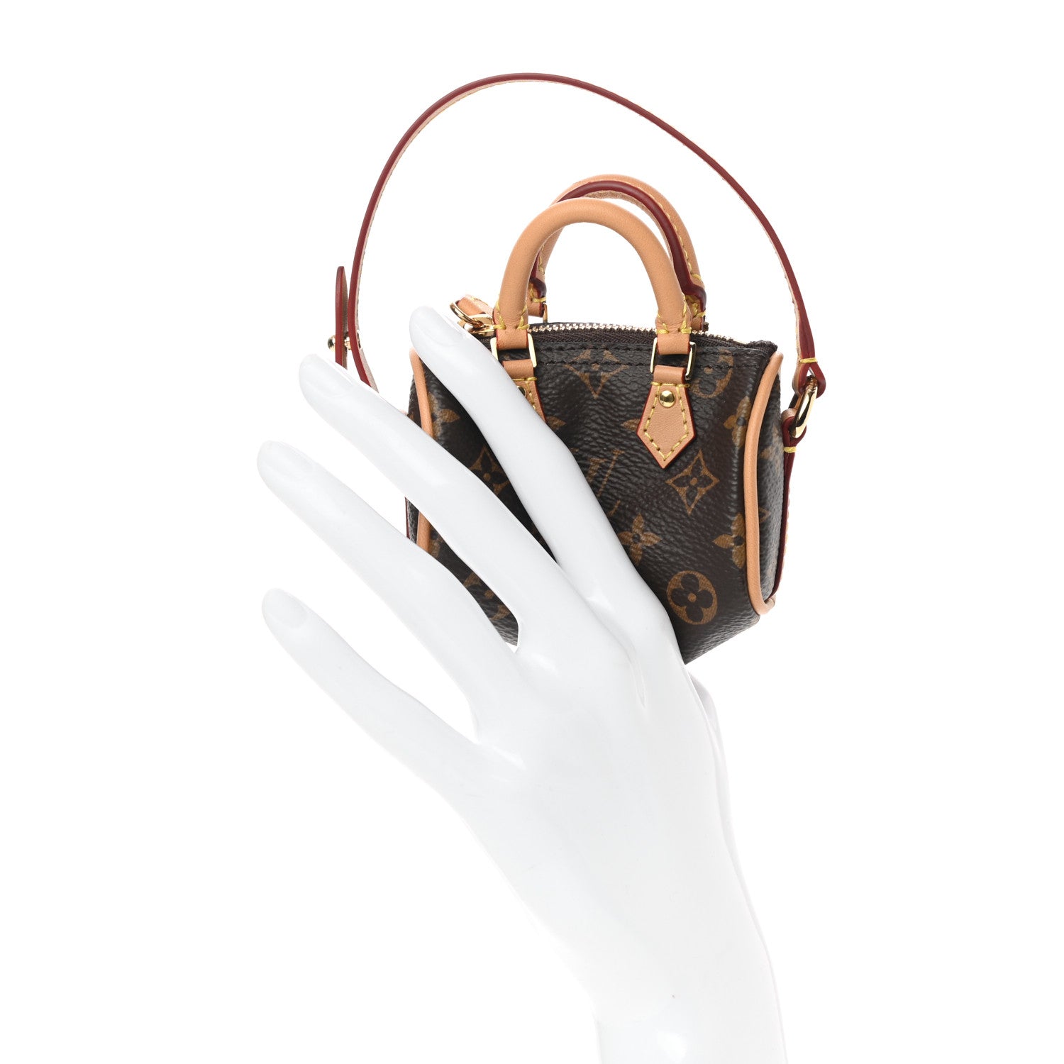 Louis Vuitton Monogram Micro Speedy Bag Charm 2 of 7