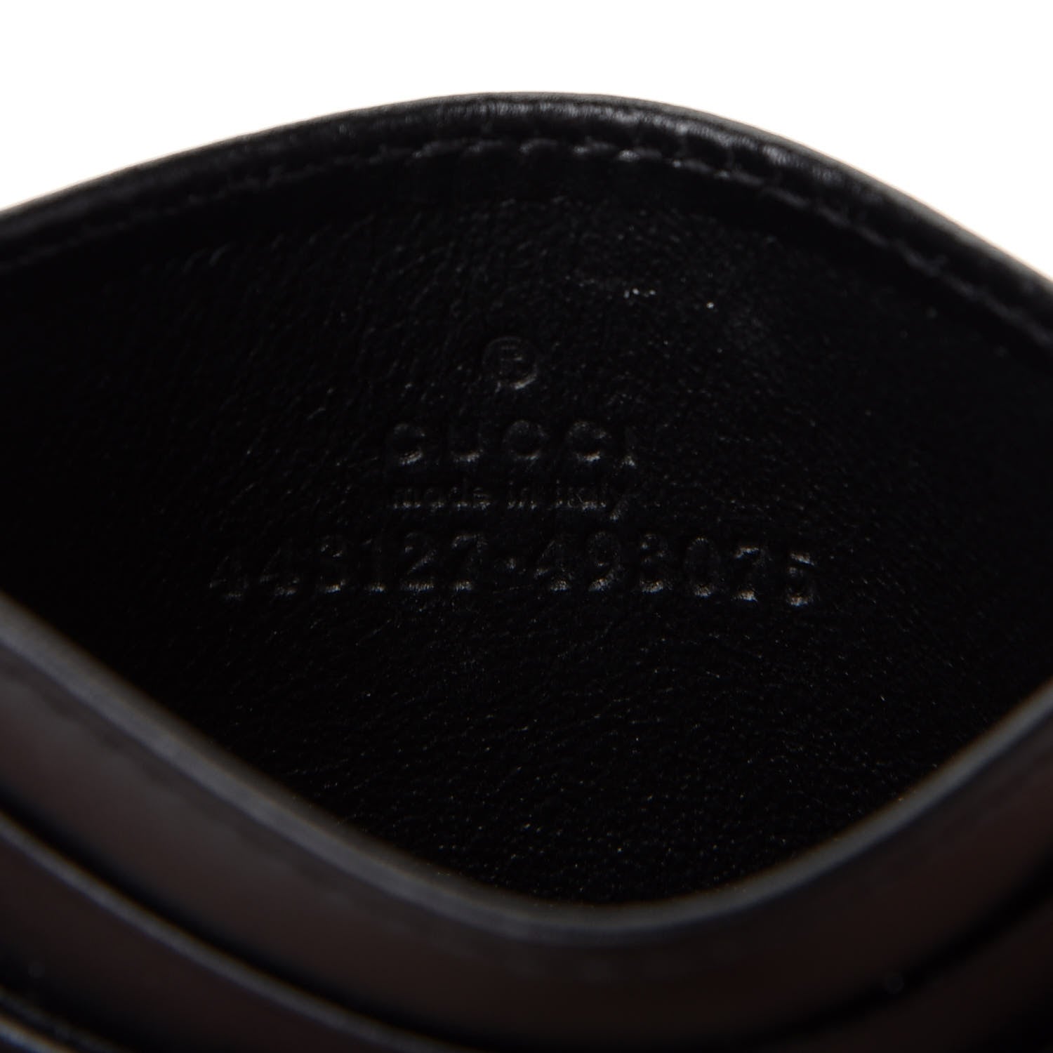 Gucci Calfskin Matelasse GG Marmont Card Holder Black 5 of 5