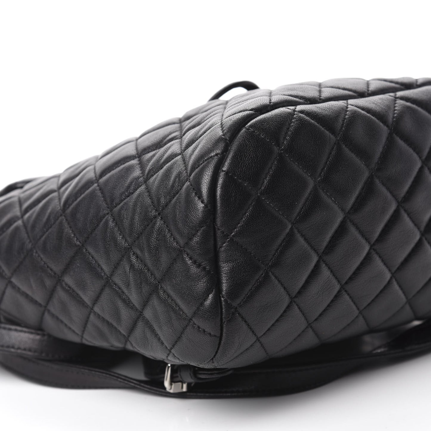Lambskin Quilted Small Urban Spirit Backpack Black