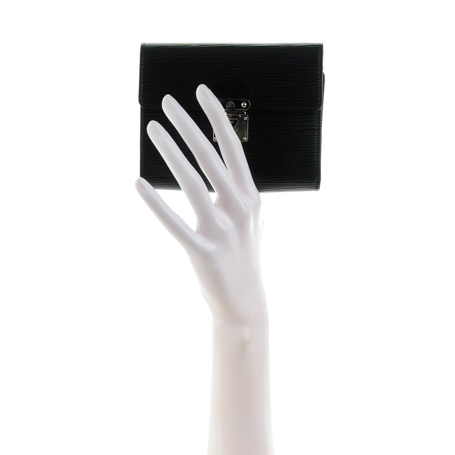 Louis Vuitton Epi Joey Wallet Black 2 of 7