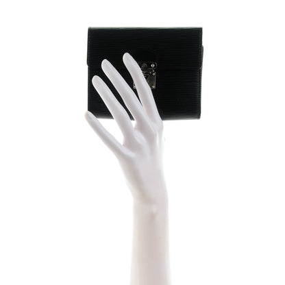 Louis Vuitton Epi Joey Wallet Black 2 of 7
