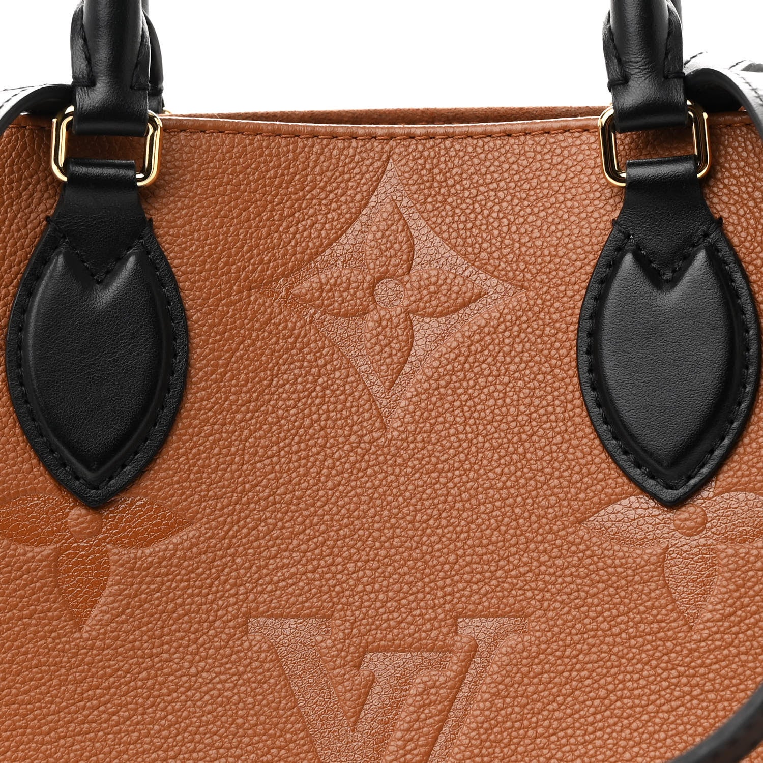 Louis Vuitton Empreinte Monogram Giant Wild At Heart Onthego MM Caramel 7 of 11
