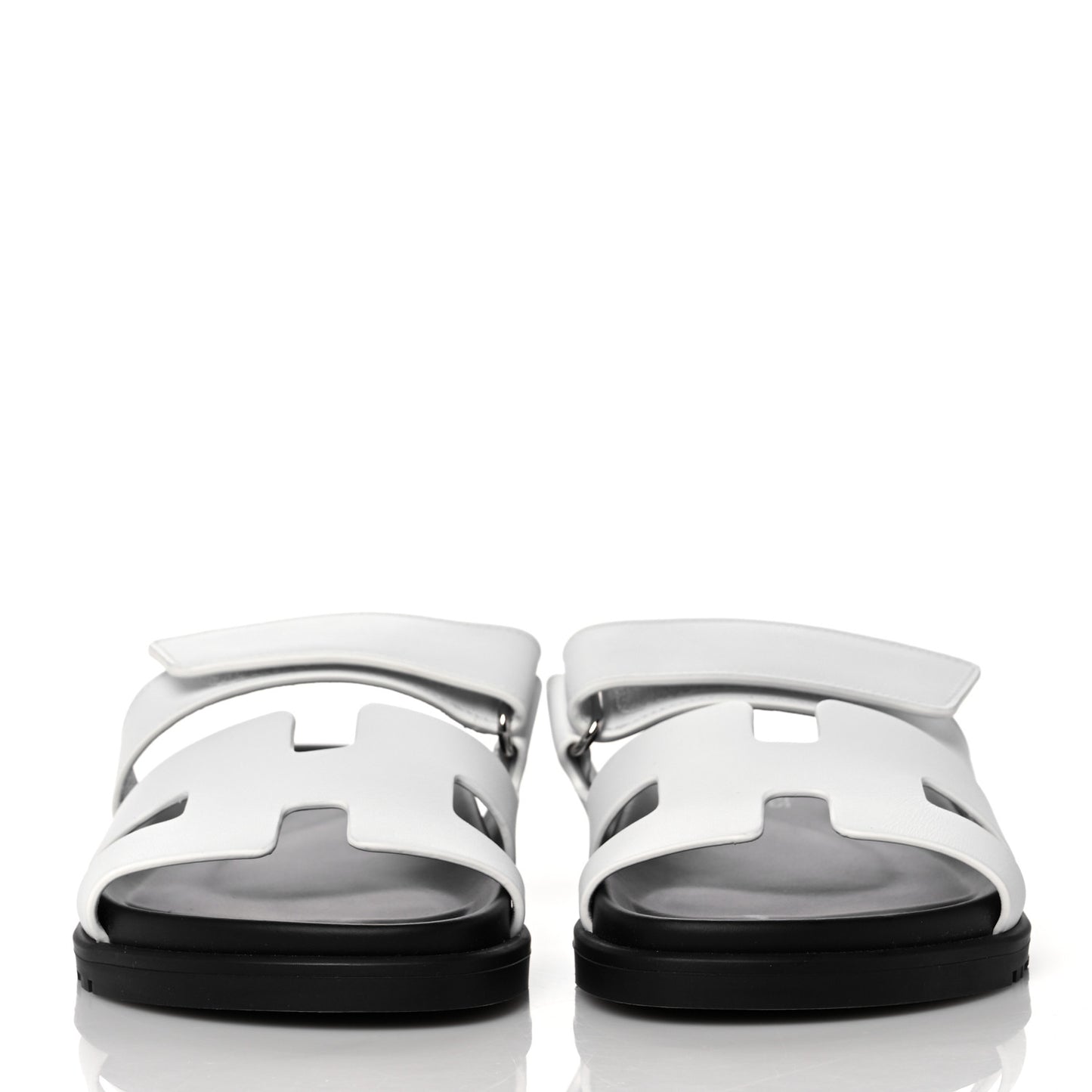 Calfskin Womens Chypre Sandals 36.5 White