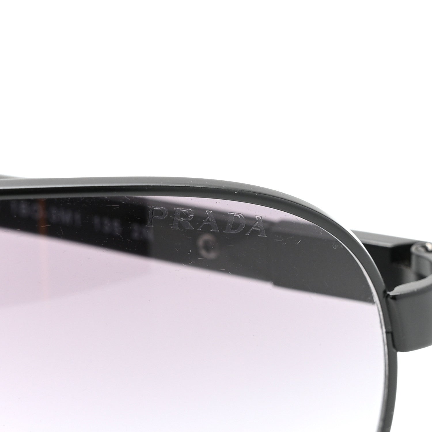 Prada Aviator Sunglasses SPR 54N Black 8 of 9