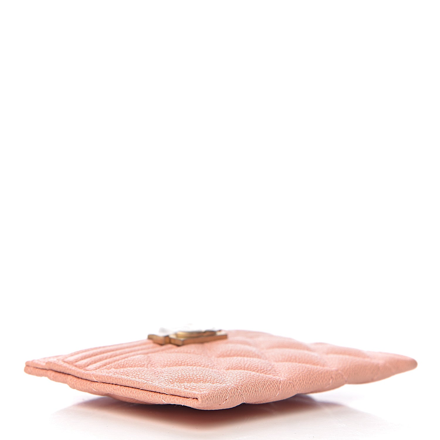 Chanel Caviar Quilted Boy Card Holder Light Pink 4 of 9
