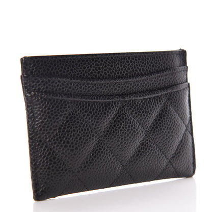 Chanel Caviar Quilted Card Holder Black 3 of 8