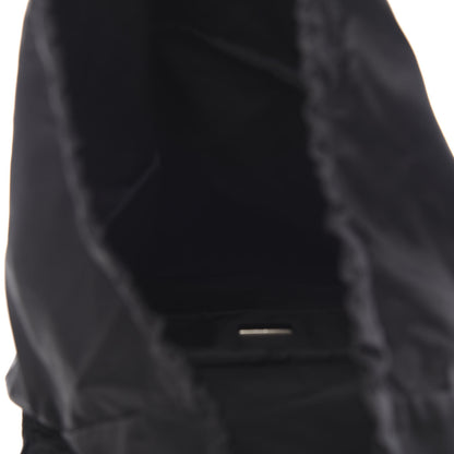 Prada Technical Nylon Saffiano Double Buckle Backpack Black 4 of 9