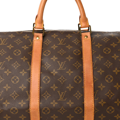 Louis Vuitton Monogram Keepall Bandouliere 55 7 of 16