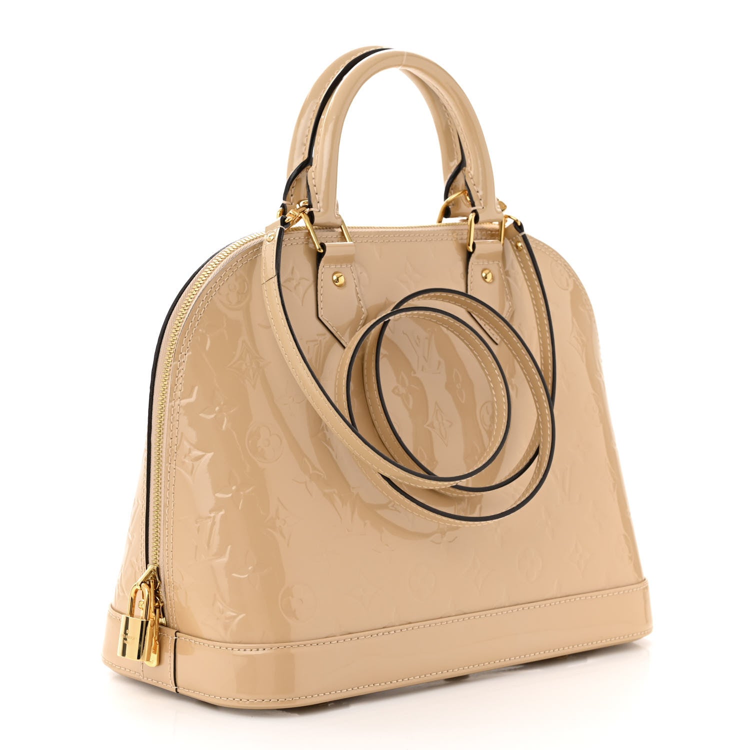Louis Vuitton Vernis Alma PM Dune 3 of 10