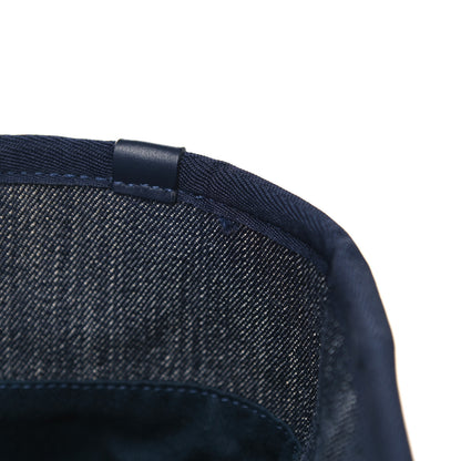 Chanel Denim Small Deauville Tote Dark Blue 7 of 7