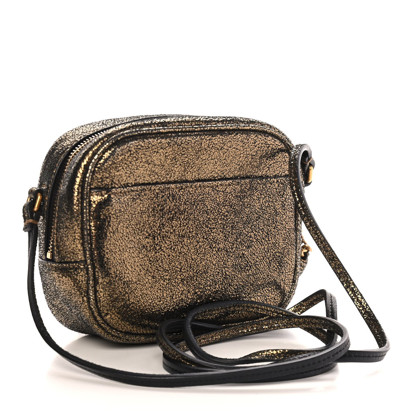 Lame Nappa Star 3D Monogram Blogger Bag Moss