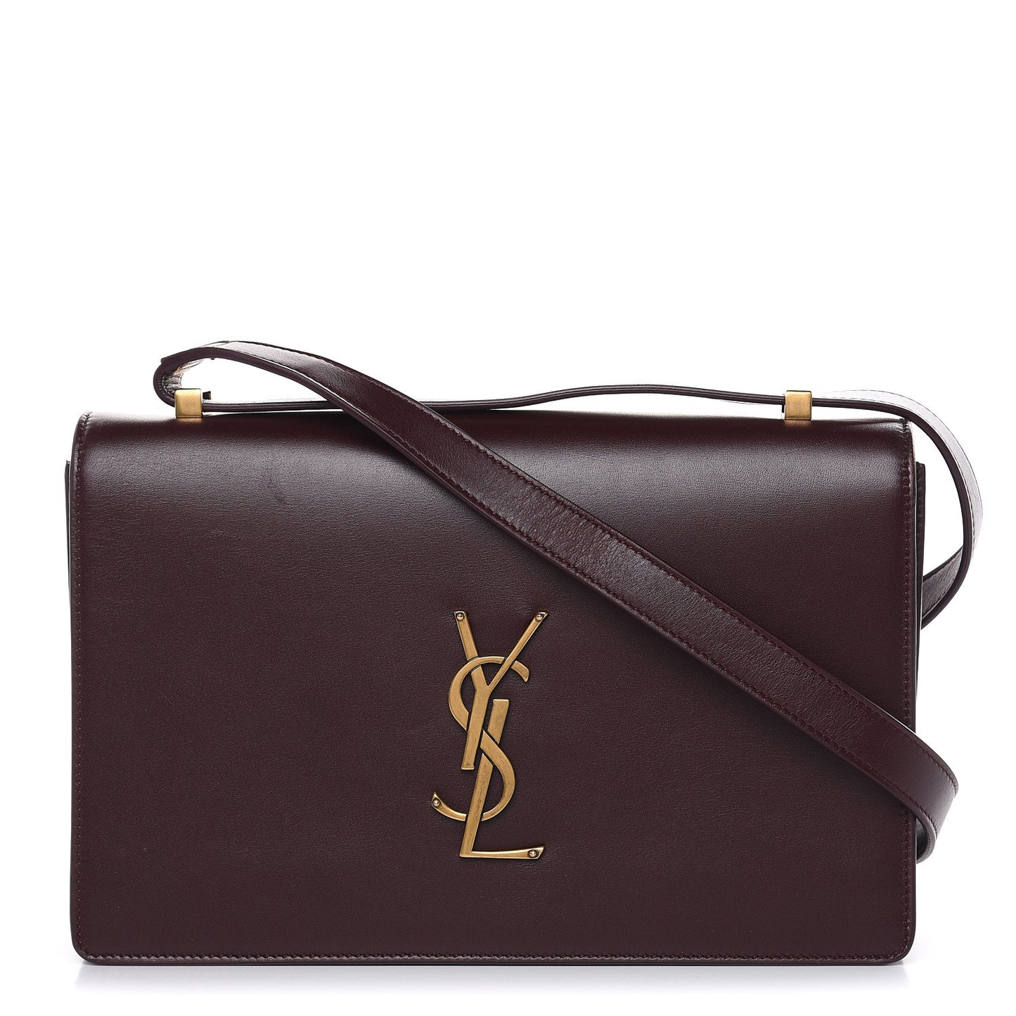 Calfskin Medium Dylan Shoulder Bag Burgundy