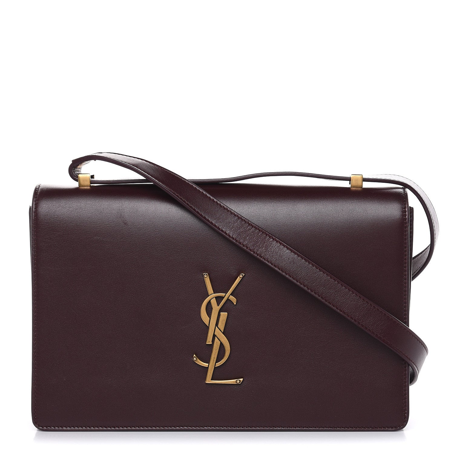 Saint Laurent Calfskin Medium Dylan Shoulder Bag Burgundy 1 of 12