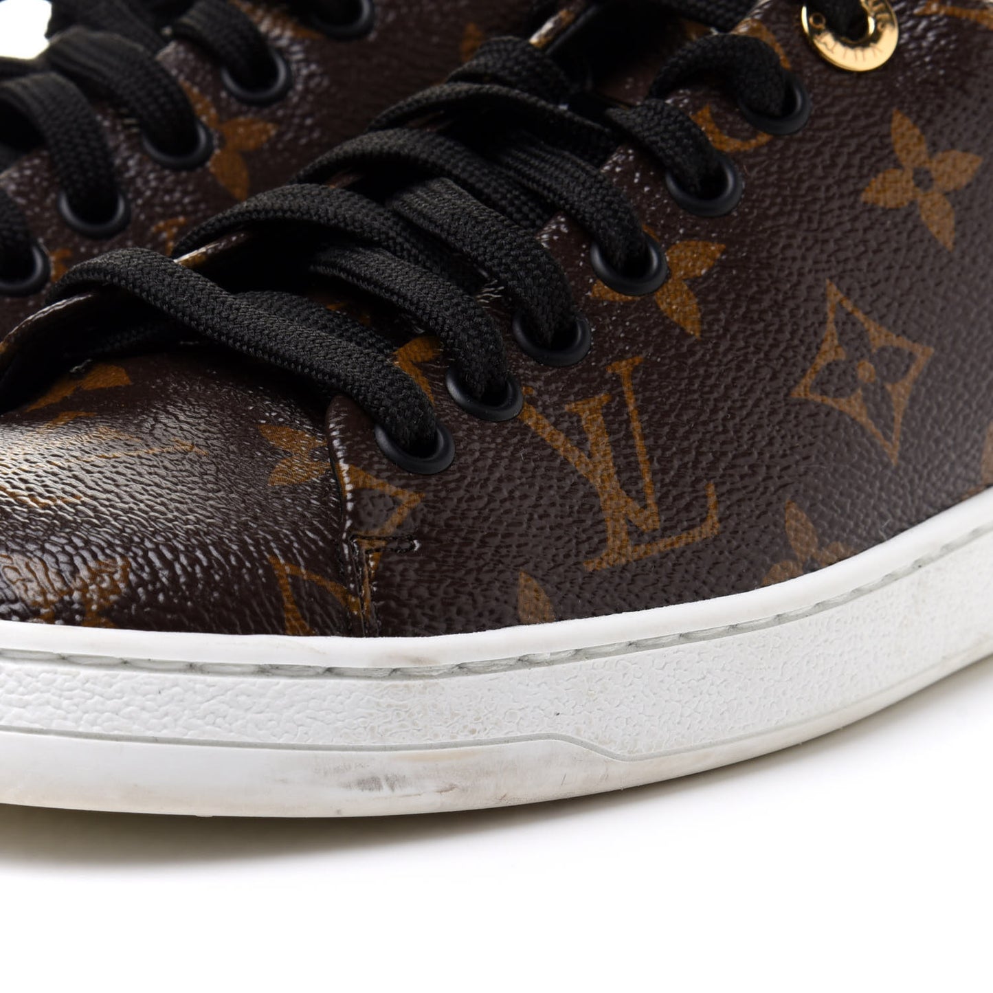Patent Monogram Frontrow Sneakers 37