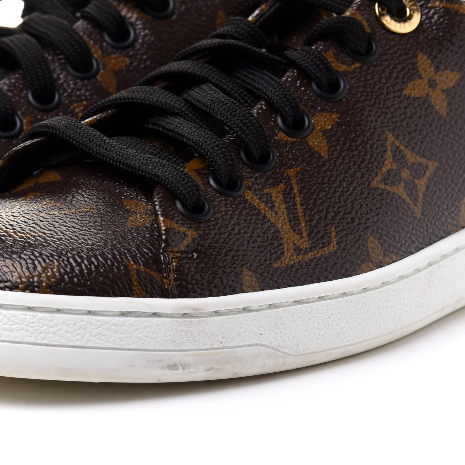 Louis Vuitton Patent Monogram Frontrow Sneakers 37 12 of 12