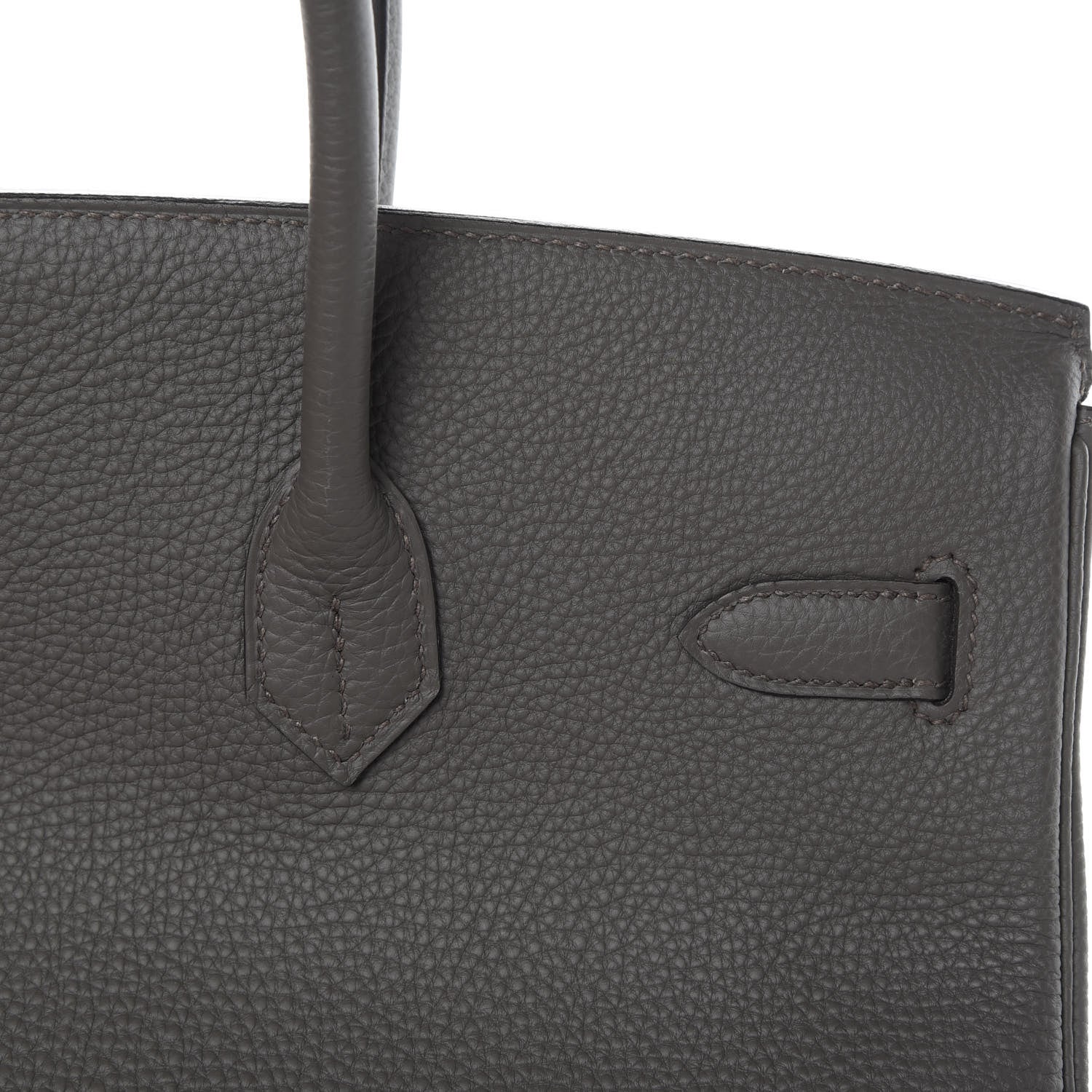 Hermes Togo Birkin 35 Etain 8 of 37